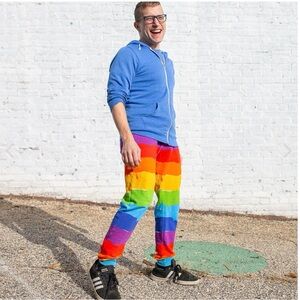 Princess Awesome Rainbow Joggers Large